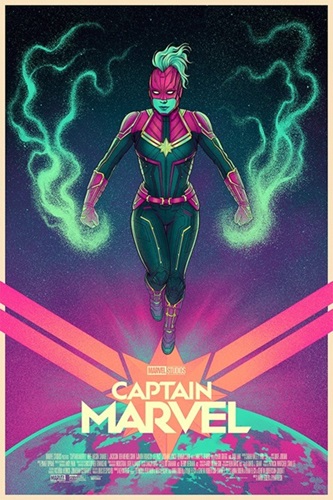 Captain Marvel (Variant) by Jen Bartel
