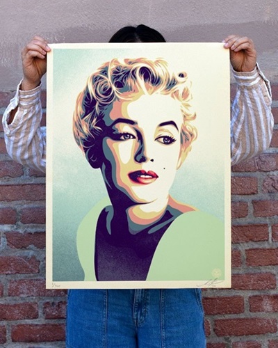 Marilyn Sunset  by Shepard Fairey