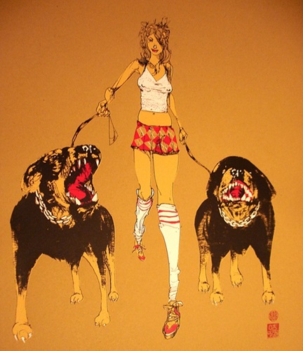 Hell Houndz  by David Choe