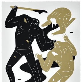 The Crawler (Gold) by Cleon Peterson