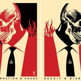 Deceit & Disruption by Shepard Fairey | Francisco Reyes Jr.