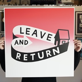 Leave And Return (Pink Aluminium) by Steve Powers