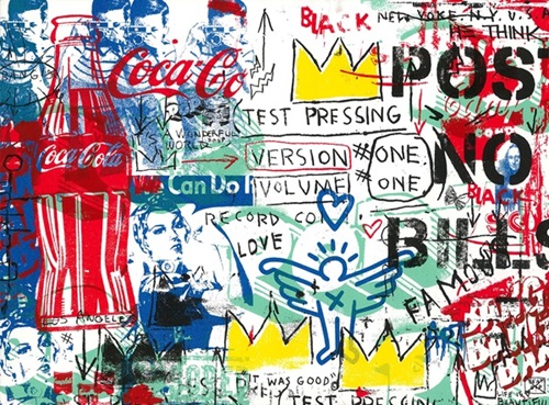 No Posts, No Bills (34 x 46 Canvas) by Mr Brainwash