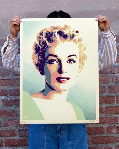 Marilyn Sunrise  by Shepard Fairey