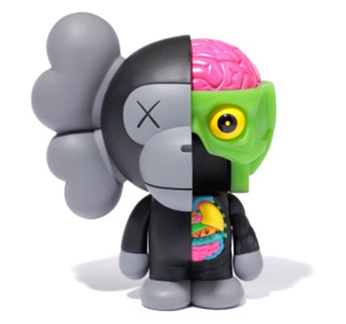 Milo (Kaws X A Bathing Ape) (Black) by Kaws