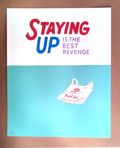 Staying Up (First Edition) by Steve Powers