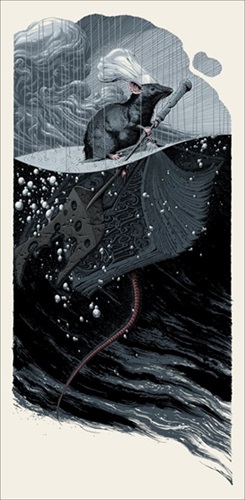 Remy Adrift (Ratatouille)  by Aaron Horkey