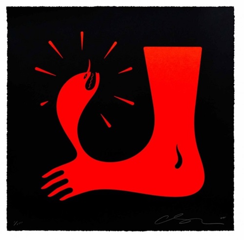 Stubbed Toe (Red) by Cleon Peterson