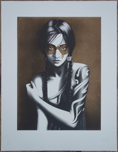 Samurann (Gold Etching) by Fin DAC