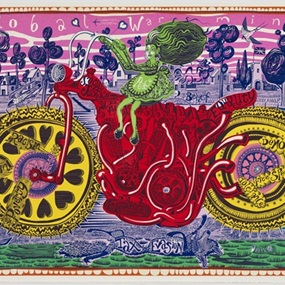 Selfie With Political Causes (Etching) by Grayson Perry
