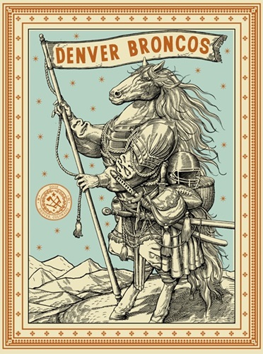 Denver Broncos "Opposable Thumbs"  by Ravi Zupa