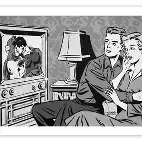 The Evening News (Monochrome) by Rich Simmons