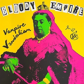 Bloody Empire (Pink & Yellow Fluoro) by Jamie Reid
