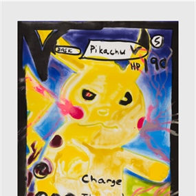 Pikachu (First Edition) by Katherine Bernhardt