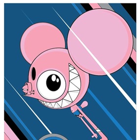 Pink Space Monkey by Dalek