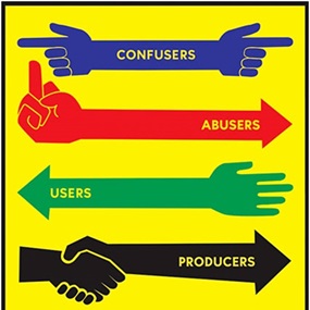 Handy Signs (First edition) by Steve Powers