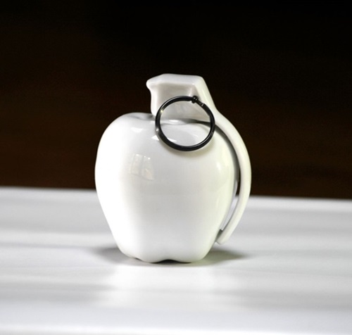 Apple Care (Porcelain) by Fidia Flaschetti