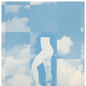 Cloudy Legs With Scrambled Sky by Anthea Hamilton