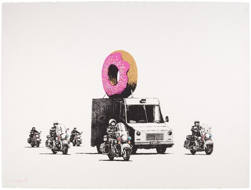 Donuts (Strawberry (Hand-Finished)) by Banksy
