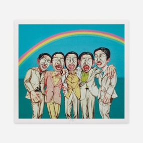 Rainbow (Mask Series 1997 No. 8) by Zeng Fanzhi