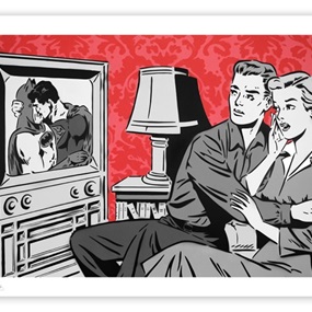 The Evening News (Red) by Rich Simmons