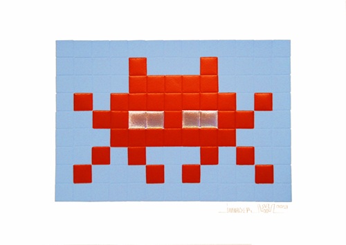 Invasion (Red) by Space Invader