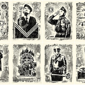 Damaged Stencil Series by Shepard Fairey