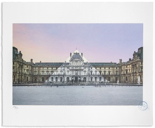 JR au Louvre, La Pyramide, 12 Juin 2016, 5H55 © Pyramide, Architecte I. M. Pei, Musée du Louvre, Par (First Edition) by JR
