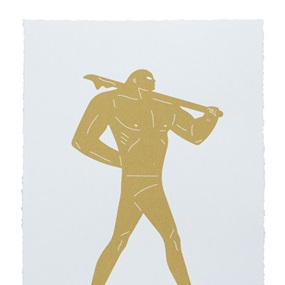 The Marcher (Gold) by Cleon Peterson