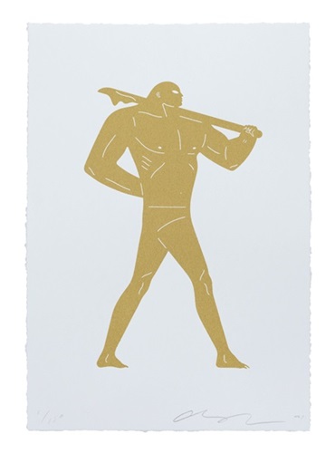 The Marcher (Gold) by Cleon Peterson