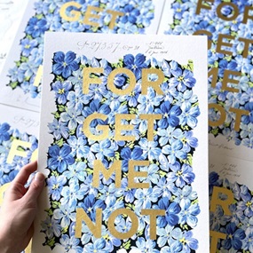 Forget Me Not by David Buonaguidi | The Print Sisters