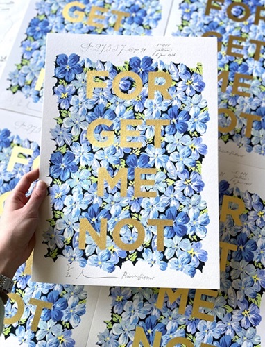 Forget Me Not  by David Buonaguidi | The Print Sisters