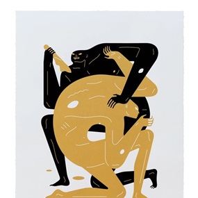 Never Win, Never Lose (White) by Cleon Peterson