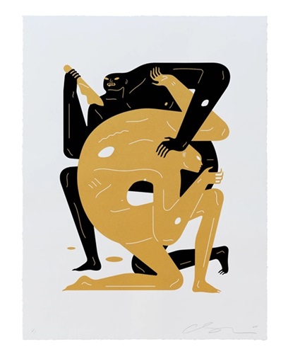 Never Win, Never Lose (White) by Cleon Peterson