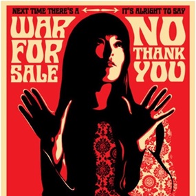 War For Sale (Red) by Shepard Fairey