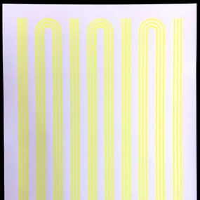 WOW (Fluorescent Yellow) by Gary Stranger