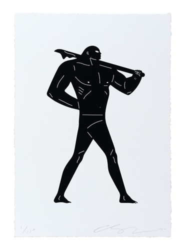 The Marcher (Black) by Cleon Peterson