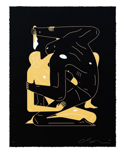 My Love Is Vengeance (Black) by Cleon Peterson