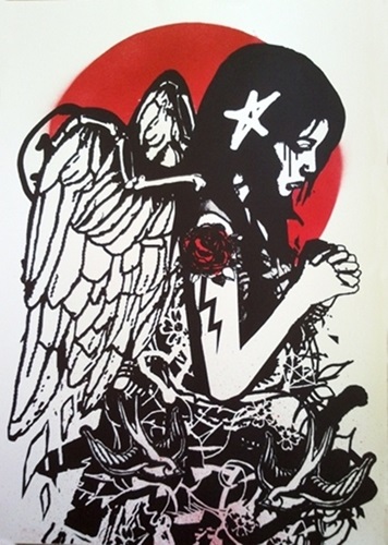 Fallen Angel (White / Red) by Copyright