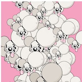 Heads (Pink) by Dalek