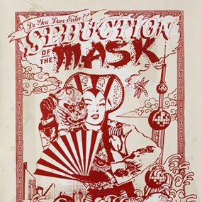 Seduction Of The Mask (In Shimmering Red) by Faile