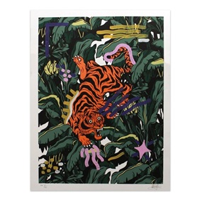Madness Of The Tiger (Hand-Embellished) by Dalkhafine