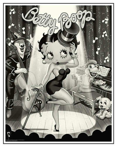 Betty Boop (Mono Edition) by John Keaveney