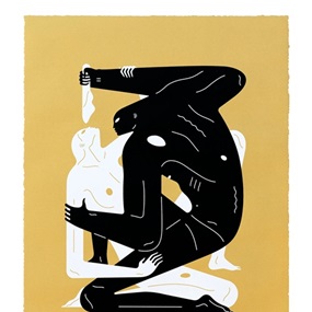 My Love Is Vengeance (Gold) by Cleon Peterson