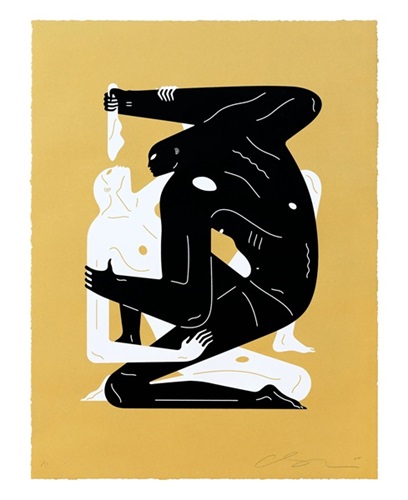 My Love Is Vengeance (Gold) by Cleon Peterson