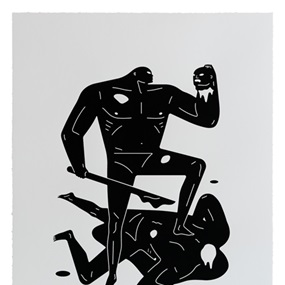 Headless Man (2024) (Black & White) by Cleon Peterson