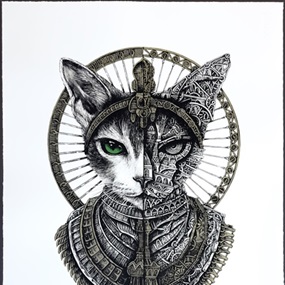 Bastet Cat Mechanimal (Malachite) by Ardif