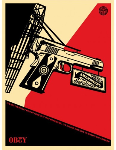 2nd Amendment Solutions  by Shepard Fairey