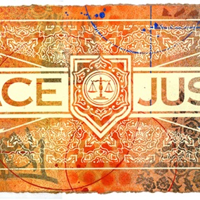 Peace & Justice Collaboration (First Edition) by Shepard Fairey | Risk