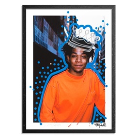Jean-Michel Basquiat. Bond Street. New York City. 1988. by Crash | Ricky Powell